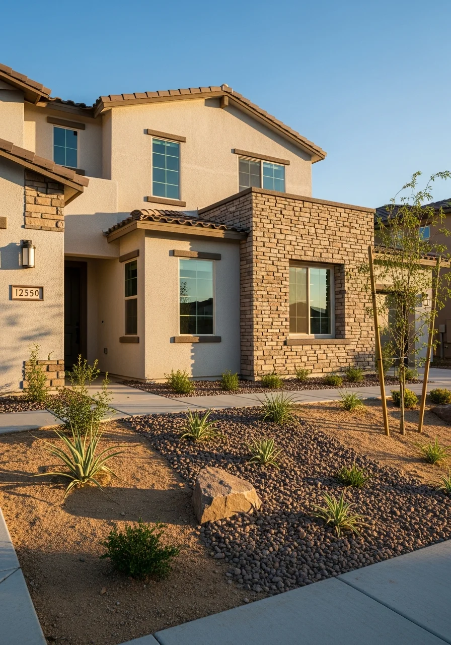 Anthem home exterior showing modern construction and community architectural standards.