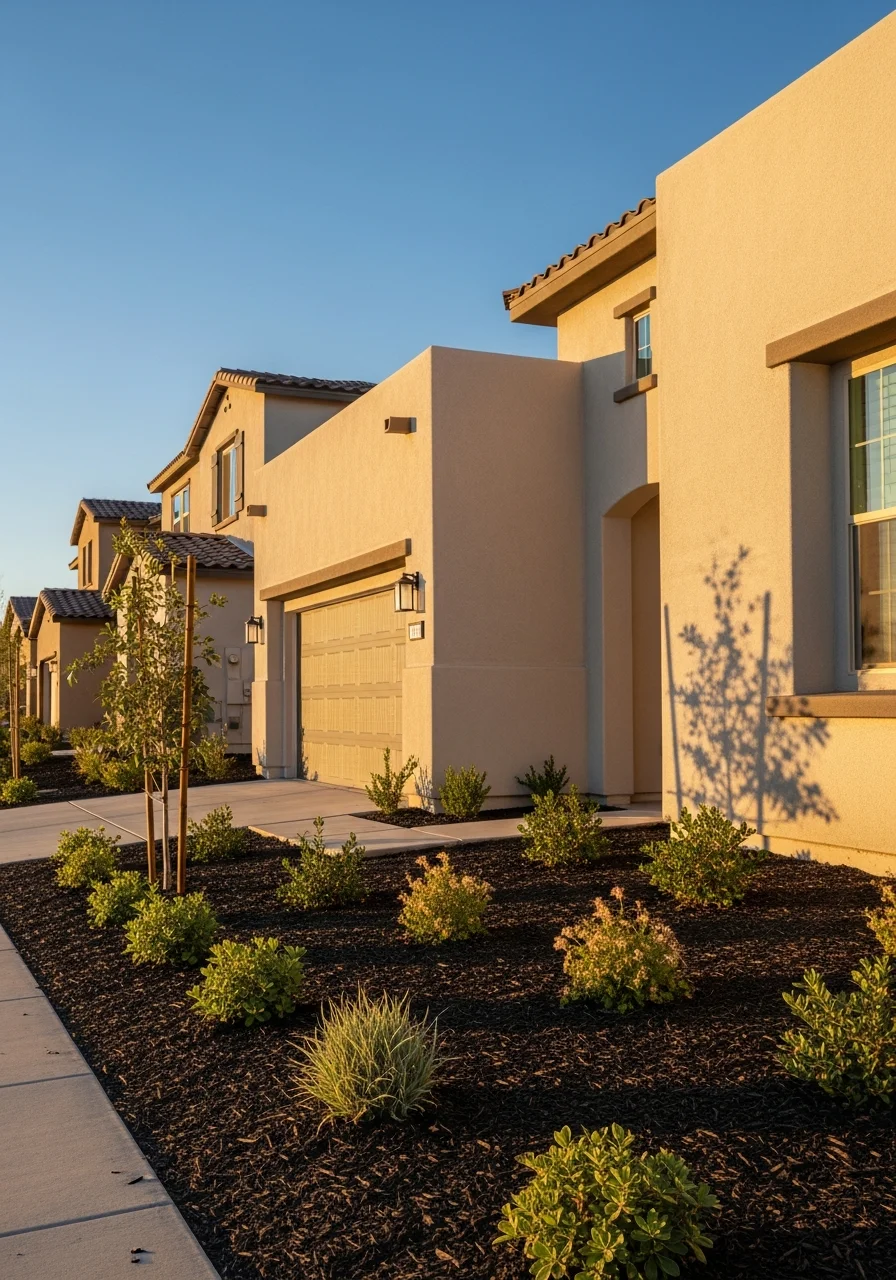 North Las Vegas residential property showing modern exterior maintenance and community standards.